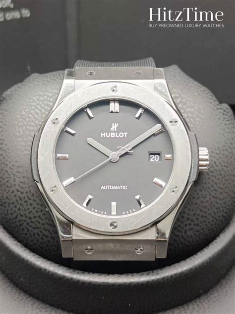 hublot classic fusion racing grey titanium 42mm|hublot classic fusion titanium 42mm.